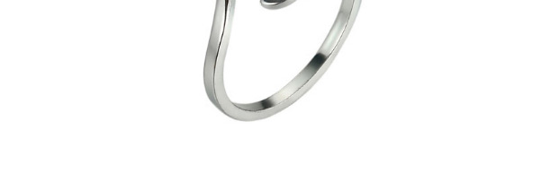 Fashion Silver Color Wave Shape Design Pure Color Ring,Fashion Rings