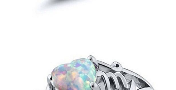 Fashion Silver Color Heart Shape Decorated Hollow Out Ring,Fashion Rings