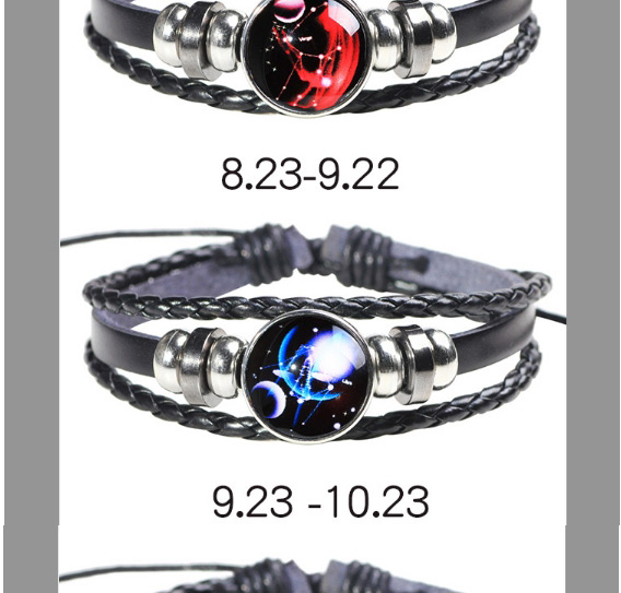 Fashion Black+red Cancer Pattern Decorated Noctilucent Bracelet,Fashion Bracelets