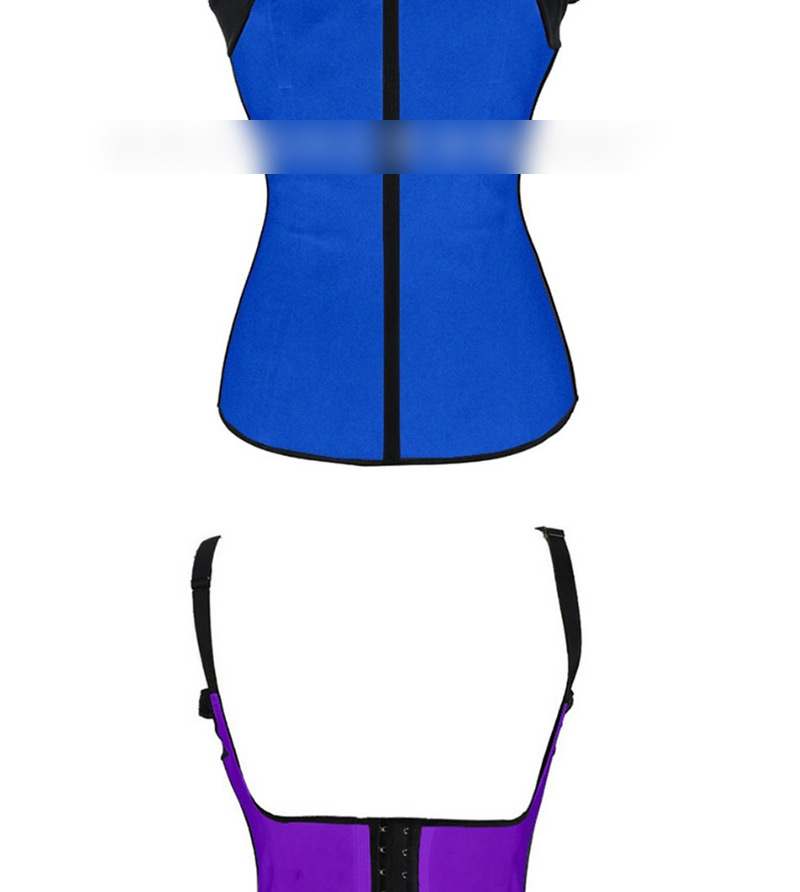 Fashion Purple Suspender Design Corset,Shapewear