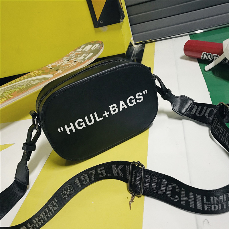 Fashion Black Letter Pattern Decorated Bag,Messenger bags