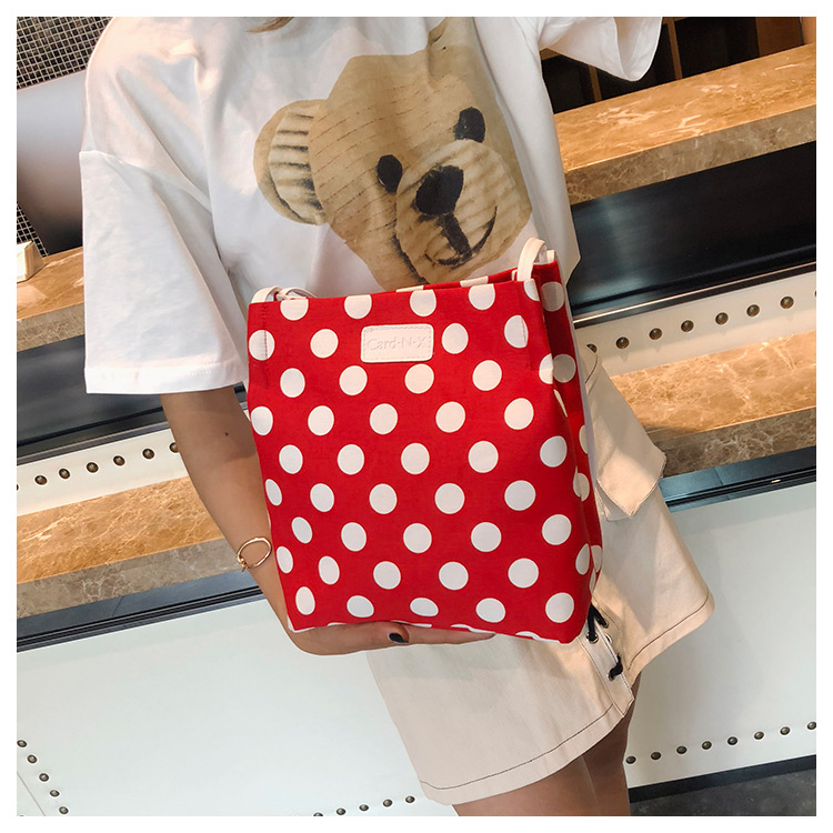Fashion Red Dots Pattern Decorated Bag,Handbags