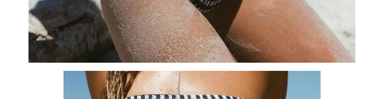 Sexy Black Grids Pattern Decorated Swimwear(2pcs),Bikini Sets