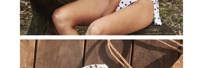Sexy White Dots Pattern Decorated Swimwear(2pcs),Bikini Sets