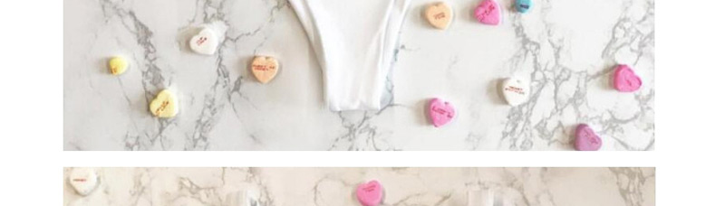 Sexy White+pink Color-matching Decorated Swimwear(2pcs),Bikini Sets