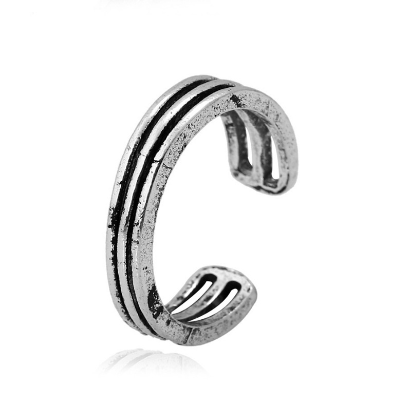 Fashion Silver Color Leaf Shape Decorated Opening Ring,Fashion Rings