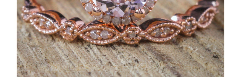 Fashion Rose Gold Full Diamond Decorated Earrings,Fashion Rings
