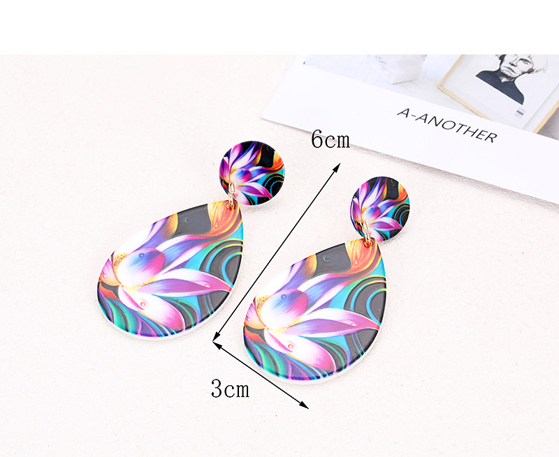 Fashion Multi-color Waterdrop Shape Decorated Earrings,Drop Earrings