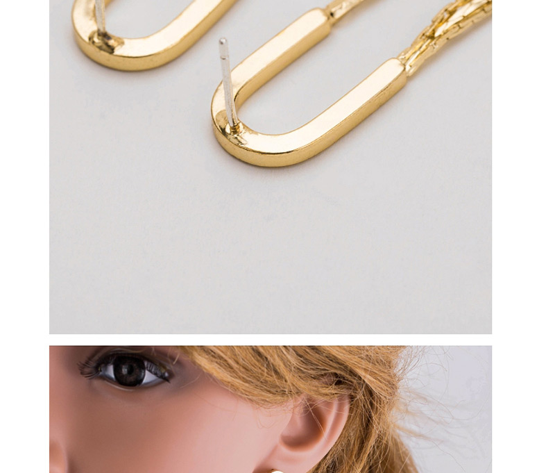 Fashion Gold Color Tassel Decorated Earrings,Drop Earrings
