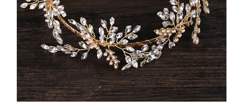 Fashion Gold Color Full Diamond Decorated Hair Accessories,Hair Ribbons