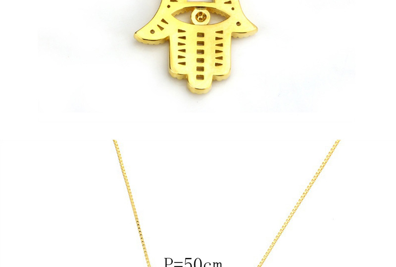 Fashion Gold Color Plum Shape Decorated Necklace,Necklaces