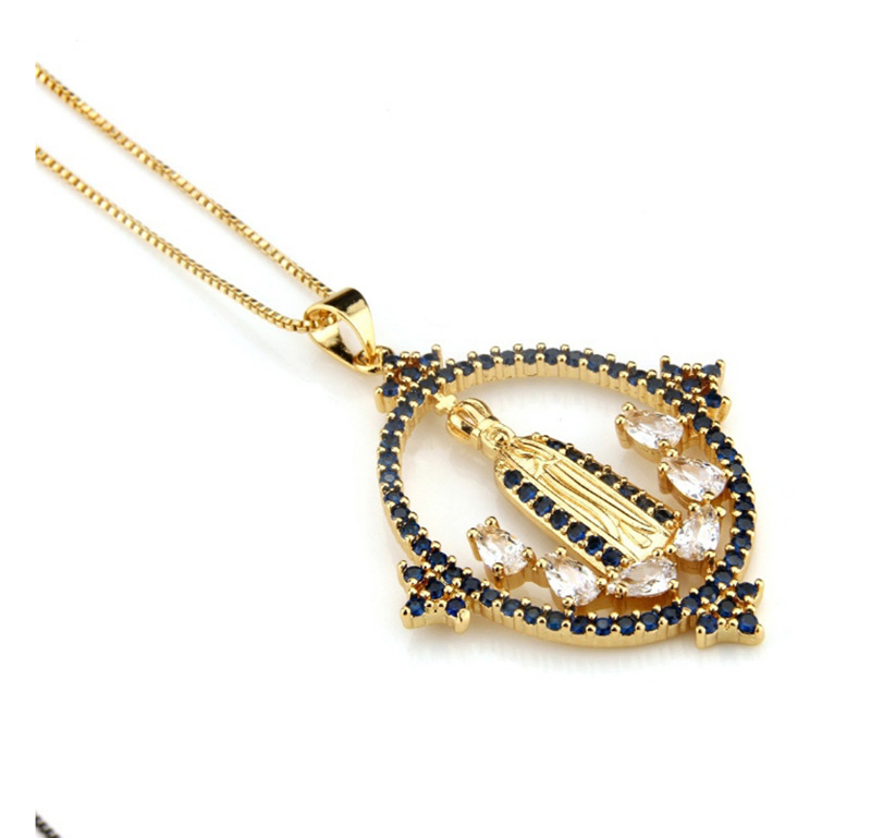 Fashion Gold Color Full Diamond Decorated Necklace,Necklaces