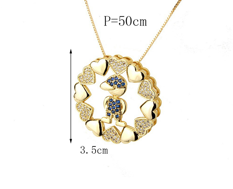 Fashion White Heart Shape Decorated Necklace,Necklaces