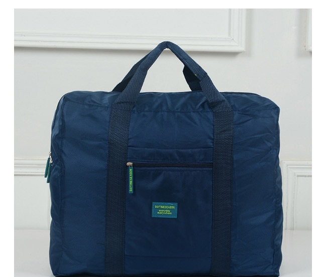 Fashion Blue Pure Color Decorated Storage Bag,Home storage