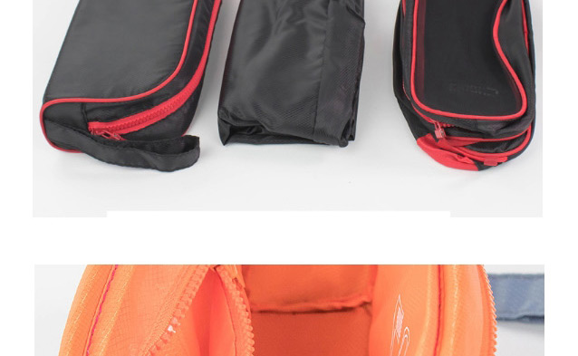 Fashion Orange+gray Color-matching Decorated Storage Bag(7pcs),Home storage