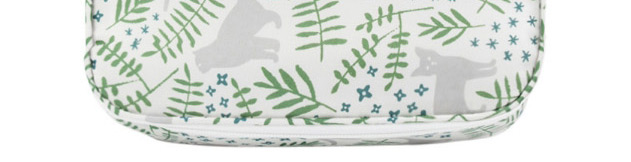 Fashion Green Leaf Pattern Decorated Storage Bag,Home storage
