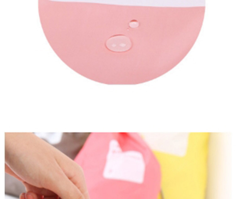 Fashion Pink Letter Pattern Decorated Storage Bag(4pcs),Home storage