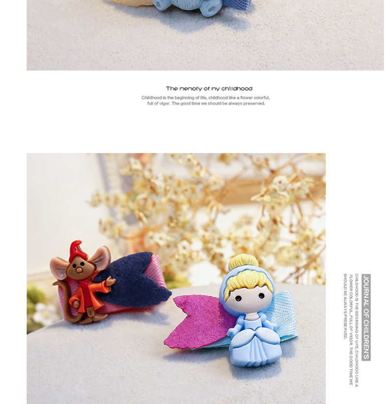 Fashion Multi-color Mouse Shape Decorated Hair Clip (2 Pcs ),Kids Accessories