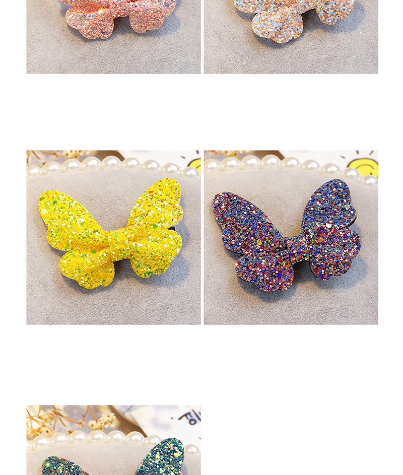 Fashion Pink Butterfly Shape Decorated Hair Clip,Kids Accessories
