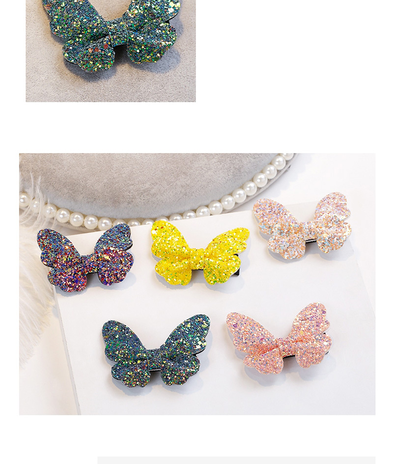 Fashion Pink Butterfly Shape Decorated Hair Clip,Kids Accessories