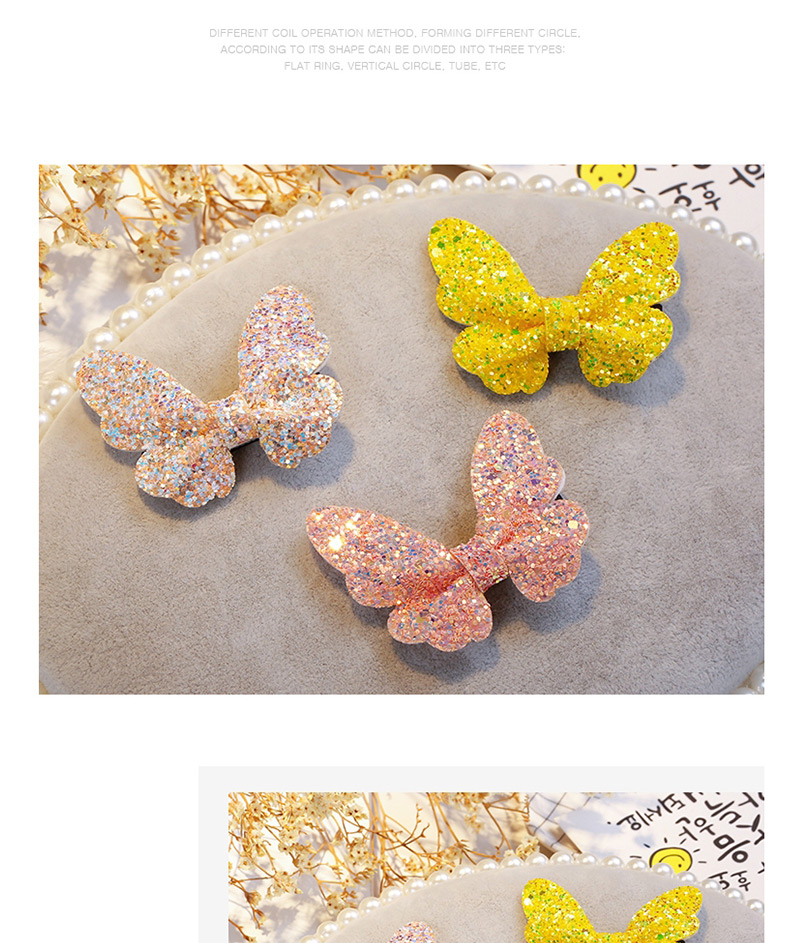 Fashion Purple Butterfly Shape Decorated Hair Clip,Kids Accessories