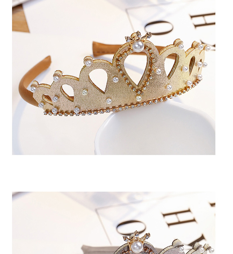 Fashion Gold Color Crown Shape Decorated Hair Accessories,Kids Accessories