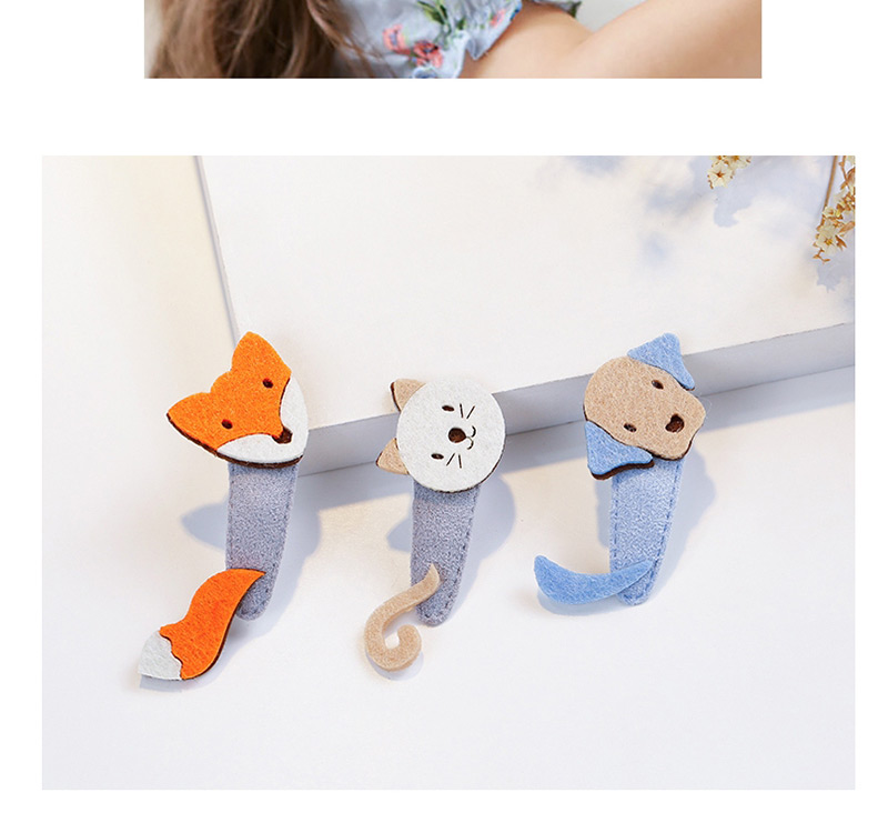 Fashion Blue Dog Shape Decorated Hair Clip,Kids Accessories