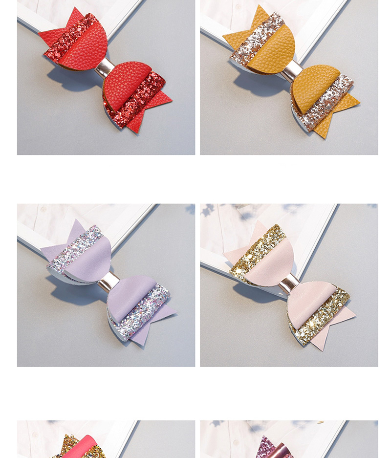Fashion Silver Color Bowknot Shape Decorated Hair Clip,Kids Accessories
