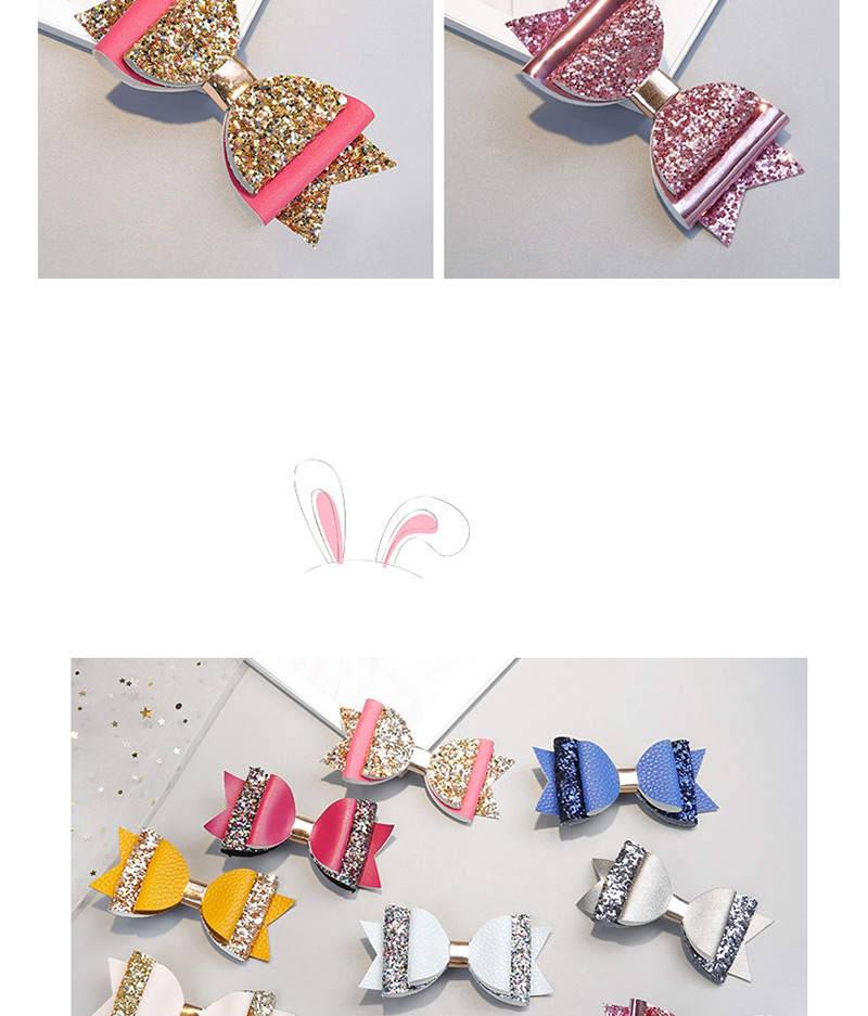 Fashion Silver Color Bowknot Shape Decorated Hair Clip,Kids Accessories