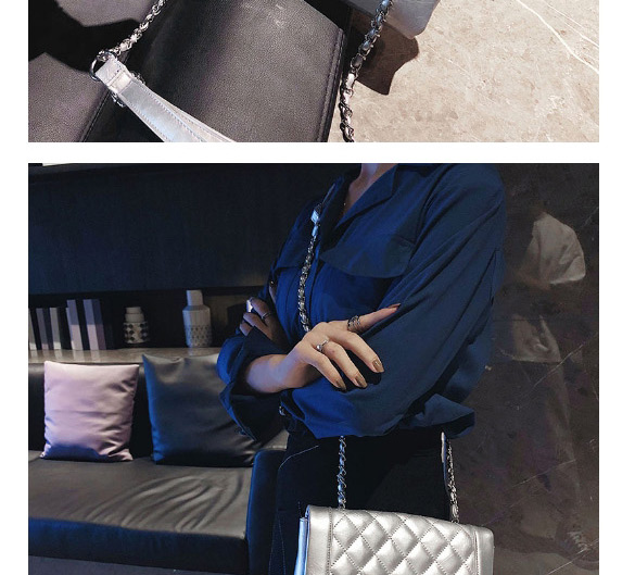 Fashion Black Buckle Shape Decorated Shoulder Bag,Messenger bags