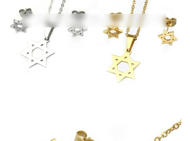 Fashion Gold Color Star Shape Decorated Jewelry Set,Jewelry Set