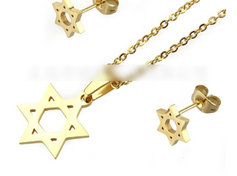 Fashion Gold Color Star Shape Decorated Jewelry Set,Jewelry Set