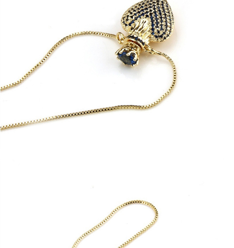 Fashion Black Heart Shape Decorated Necklace,Necklaces