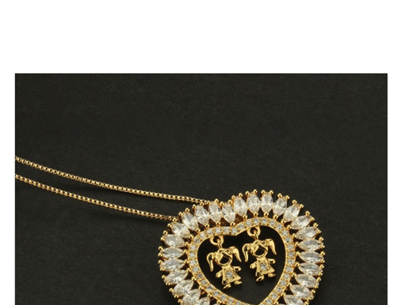 Fashion Gold Color Girl Shape Decorted Necklace,Necklaces