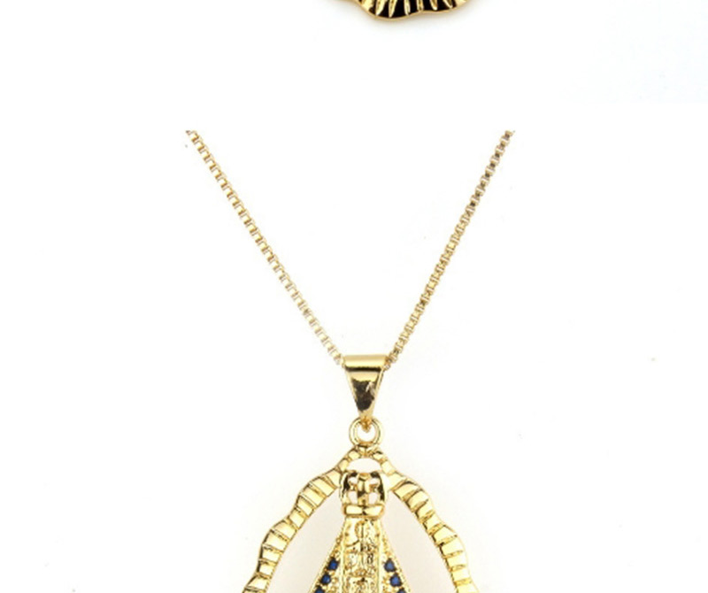 Fashion Gold Color Water Drop Shape Decorated Necklace,Necklaces