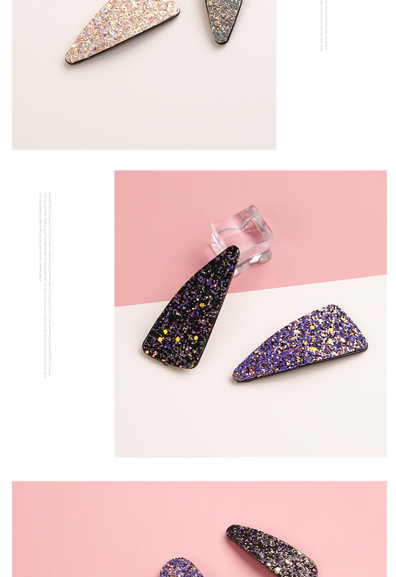 Fashion Purple Water Drop Shape Decorated Hair Clip,Hairpins