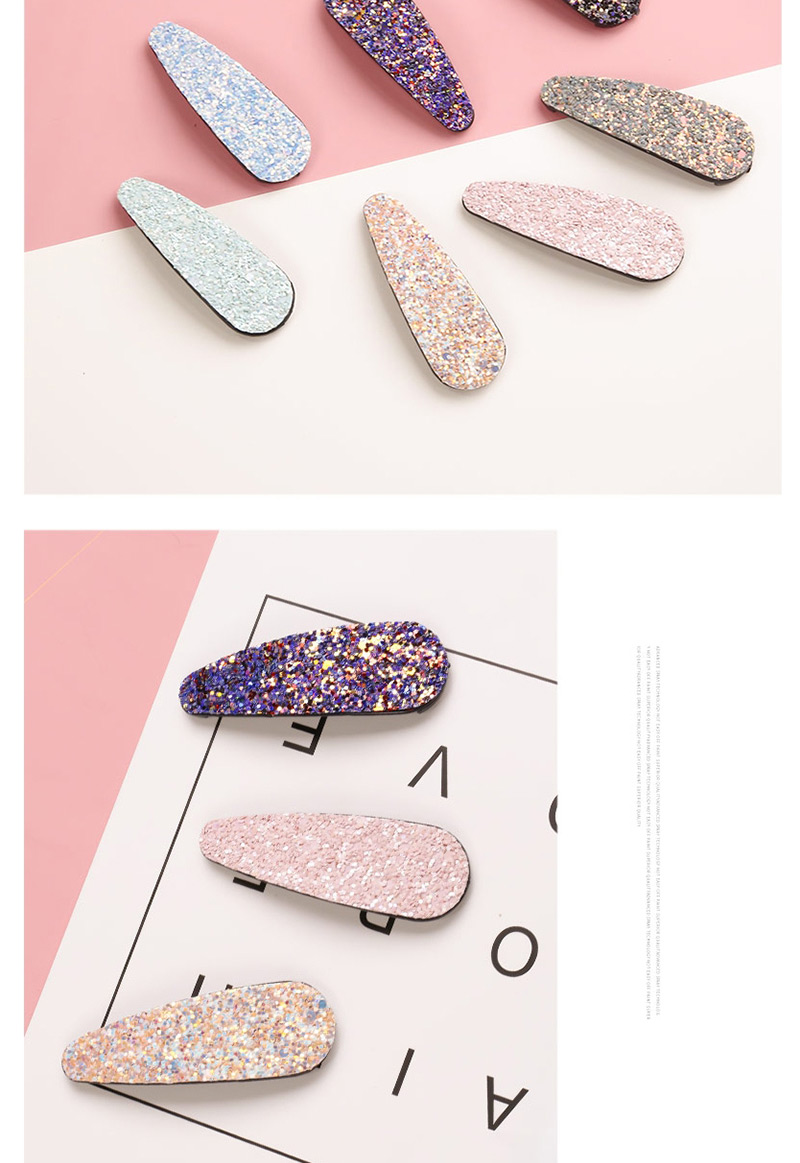 Fashion Multi-color Water Drop Shape Decorated Hair Clip,Hairpins