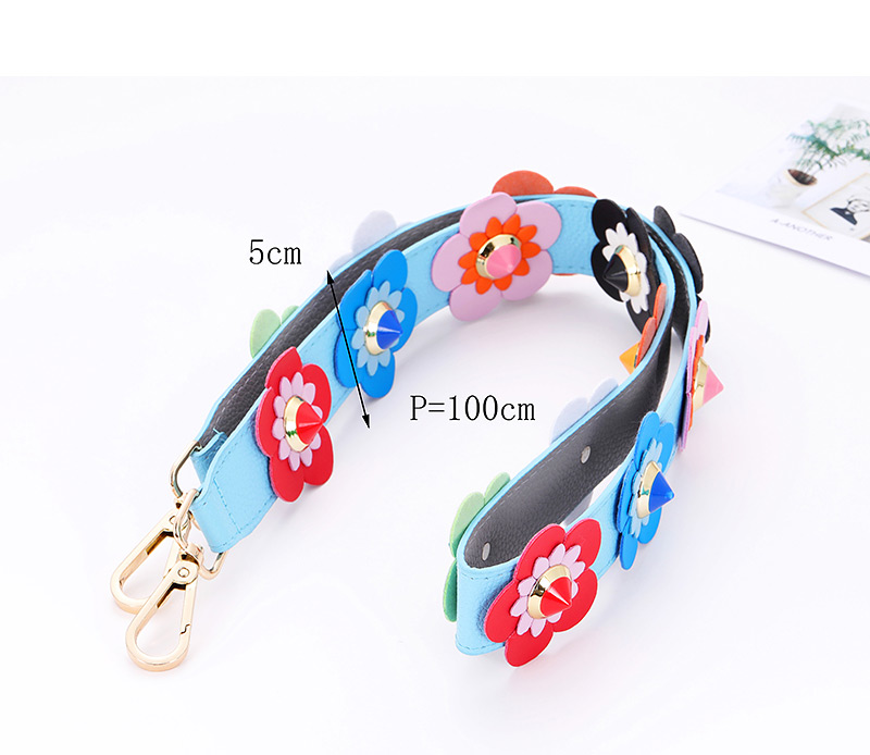 Fashion Pink Flower Shape Decorated Bag strap,Household goods