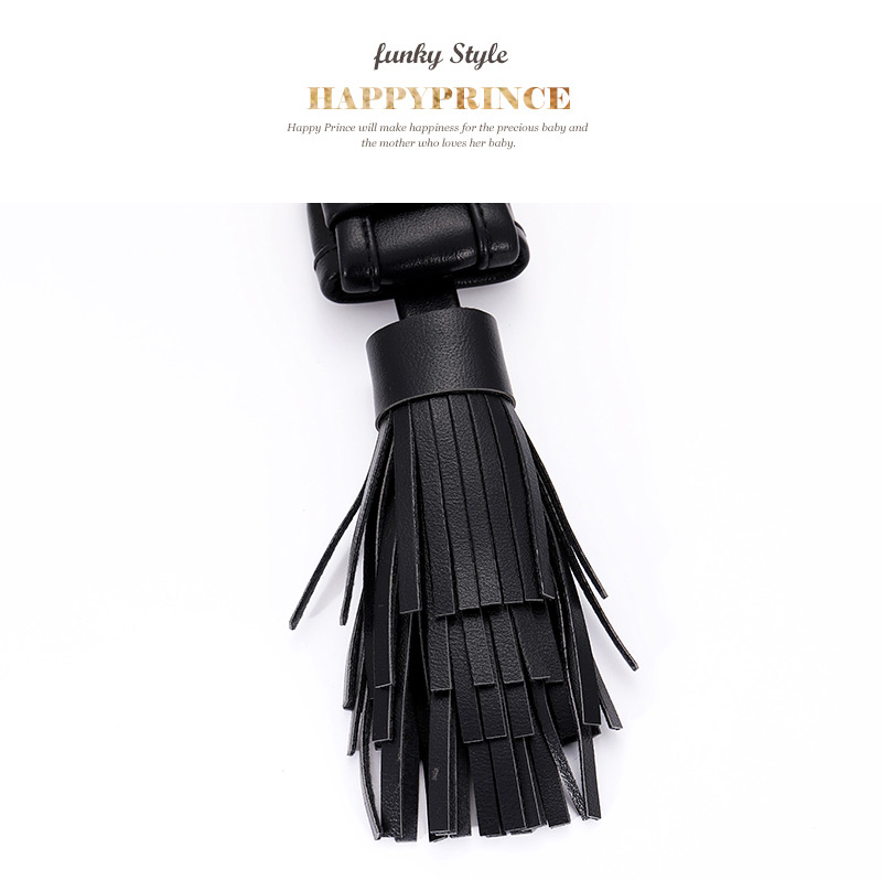 Fashion Black Tassel Decorated Pure Color Necklace,Thin Scaves
