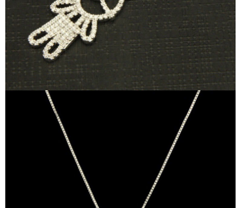 Fashion Silver Color Boy Shape Decorated Necklace,Necklaces