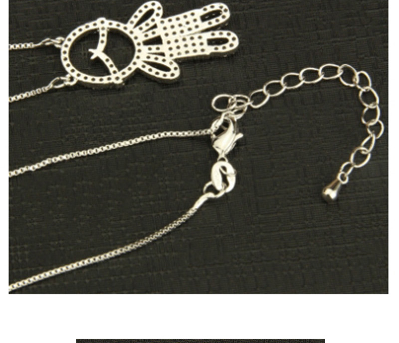 Fashion Silver Color Girl Shape Decorated Necklace,Necklaces