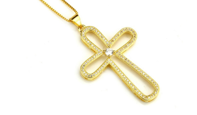Fashion Gold Color Hollow Out Design Pure Color Necklace,Necklaces