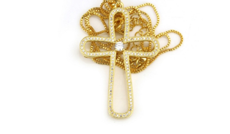 Fashion Gold Color Hollow Out Design Pure Color Necklace,Necklaces