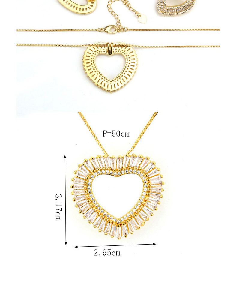 Fashion Gold Color Heart Shape Decorated Jewelry Set,Jewelry Set