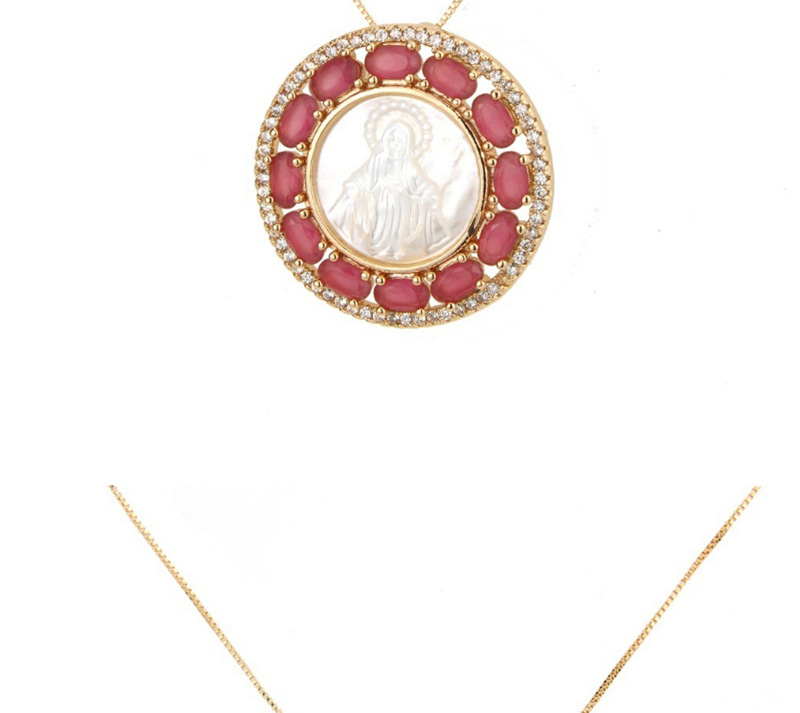 Fashion White Round Shape Decorated Necklace,Necklaces