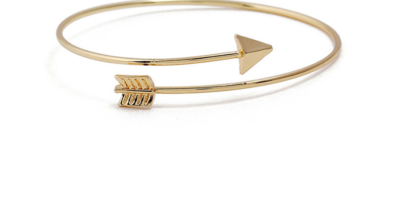 Fashion Gold Color Arrow Shape Pure Color Bracelet,Fashion Bangles