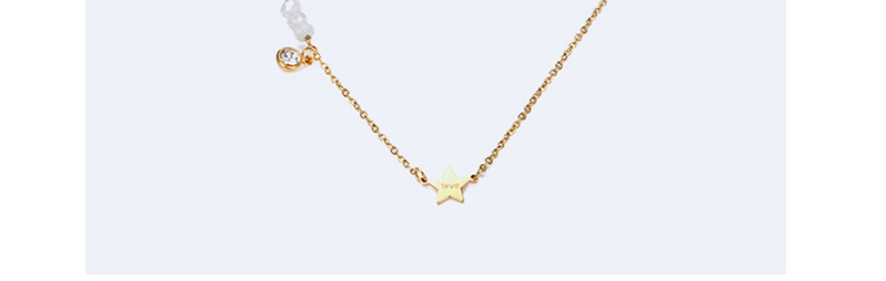 Fashion Gold Color Star Shape Decorated Necklace,Necklaces