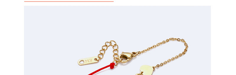 Fashion Red Heart Shape Decorated Bracelet,Bracelets