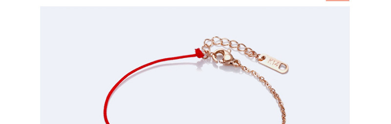 Fashion Red Heart Shape Decorated Bracelet,Bracelets