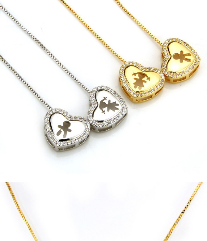 Fashion Gold Color Boy Pattern Decorated Necklace,Necklaces